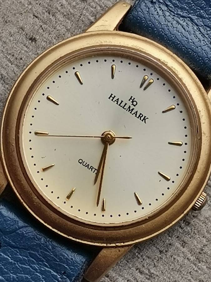 STUNNING ELEGANT LADIES GOLD HALLMARK WATCH IN EXCELLENT WORKING CONDITION