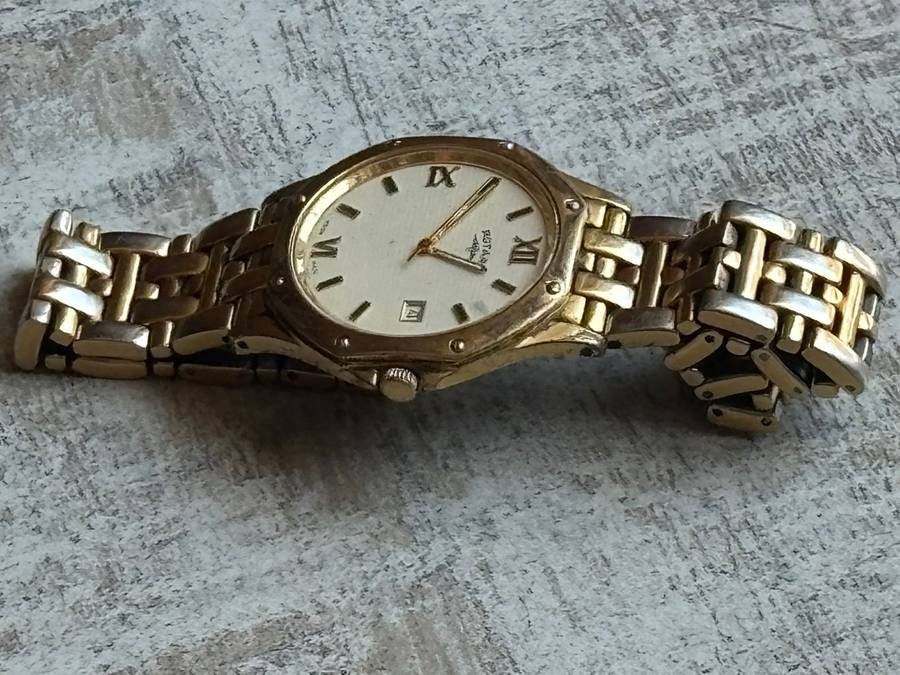 MENS VINTAGE ROTARY MONZA GOLD PLATED WATCH IN EXCELLENT WORKING CONDITION