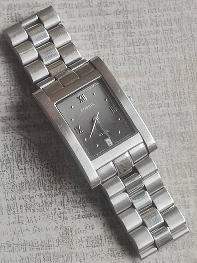 MENS FOSSIL STEEL ARKITEKT WATCH IN EXCELLENT WORKING CONDITION