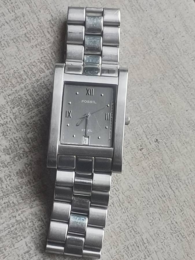 MENS FOSSIL STEEL ARKITEKT WATCH IN EXCELLENT WORKING CONDITION