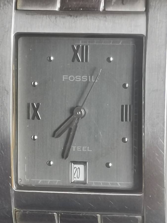 MENS FOSSIL STEEL ARKITEKT WATCH IN EXCELLENT WORKING CONDITION