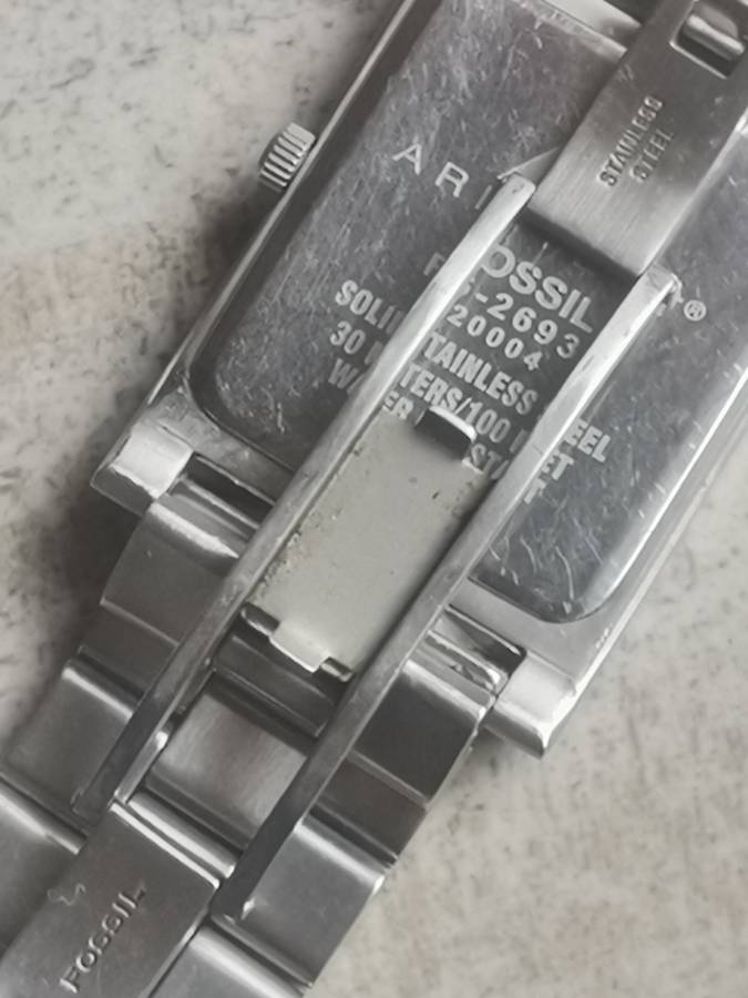 MENS FOSSIL STEEL ARKITEKT WATCH IN EXCELLENT WORKING CONDITION