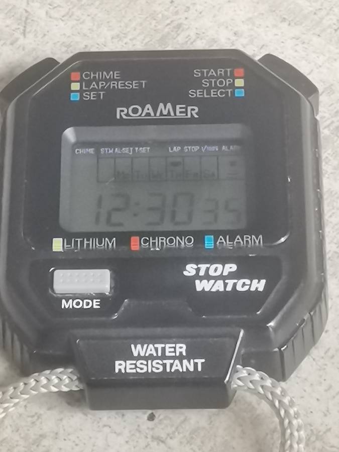 HUGE 73MM ROAMER STOPWATCH IN EXCELLENT WORKING CONDITION