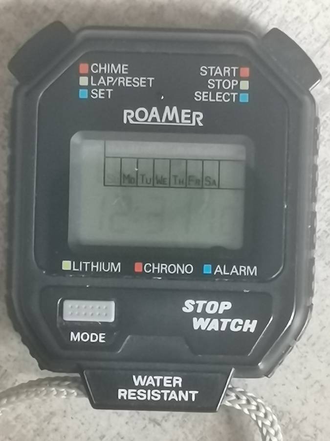 HUGE 73MM ROAMER STOPWATCH IN EXCELLENT WORKING CONDITION