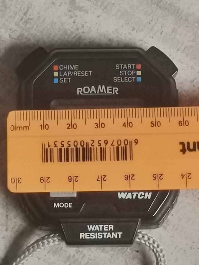 HUGE 73MM ROAMER STOPWATCH IN EXCELLENT WORKING CONDITION