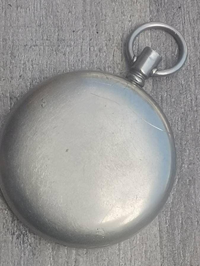 VINTAGE ELGIN POCKET WATCH - WORKS BUT NO CROWN