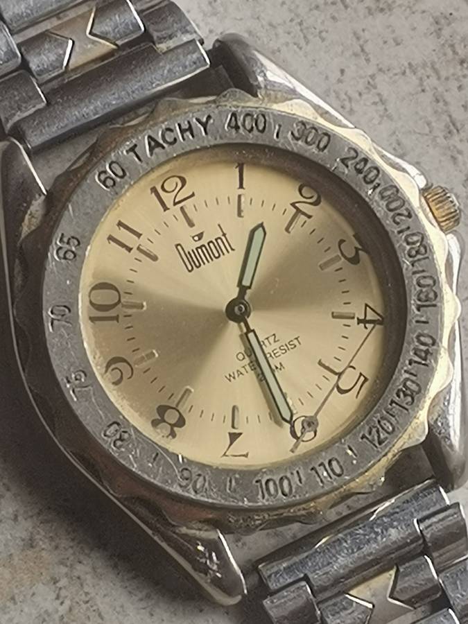 MENS DUMONT 200M WATCH WITH ROTATING BEZEL IN EXCELLENT WORKING