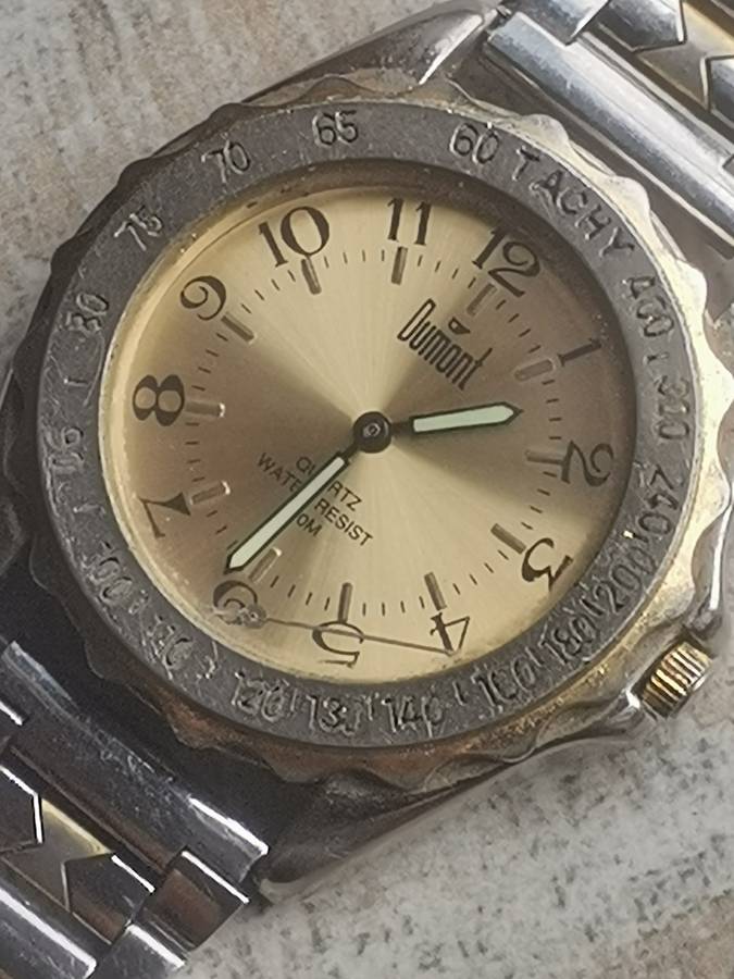 MENS DUMONT 200M WATCH WITH ROTATING BEZEL IN EXCELLENT WORKING