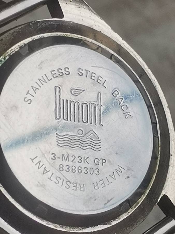 MENS DUMONT 200M WATCH WITH ROTATING BEZEL IN EXCELLENT WORKING