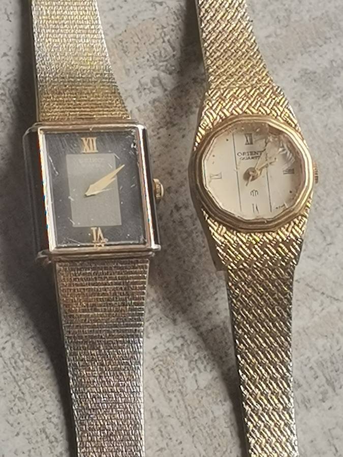 LADIES SEIKO AND ORIENT WATCH SET BOTH IN EXCELLENT WORKING CONDITION - BIDDING FOR BOTH