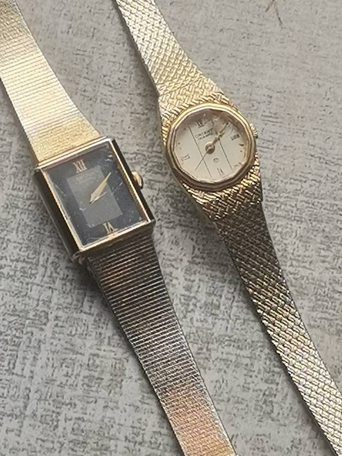 LADIES SEIKO AND ORIENT WATCH SET BOTH IN EXCELLENT WORKING CONDITION - BIDDING FOR BOTH