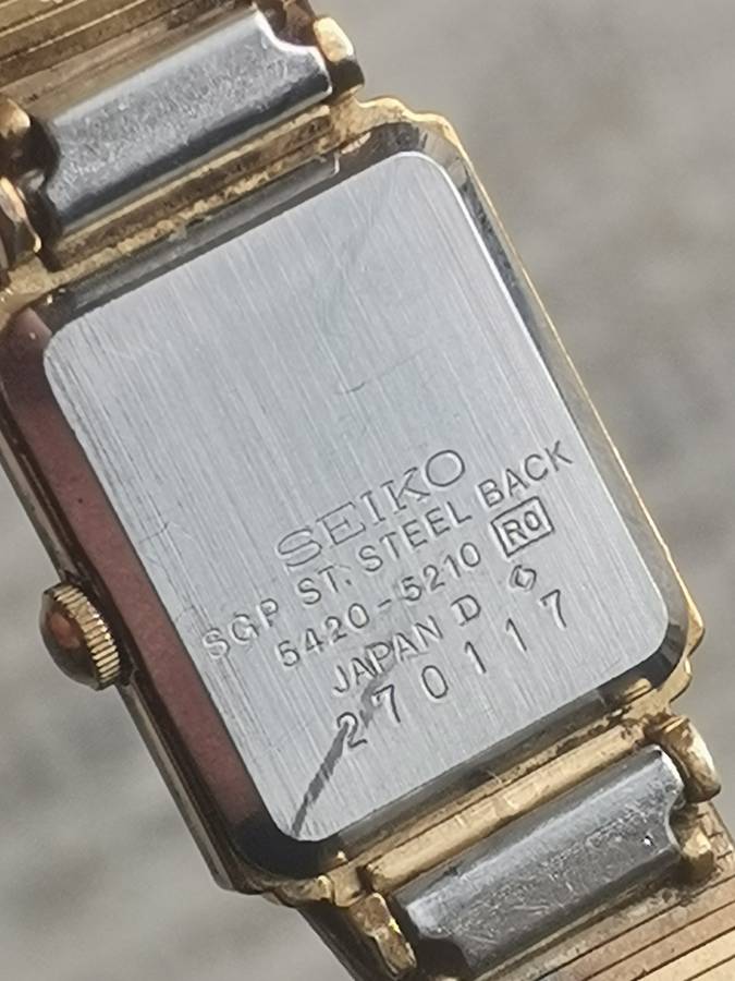 LADIES SEIKO AND ORIENT WATCH SET BOTH IN EXCELLENT WORKING CONDITION - BIDDING FOR BOTH