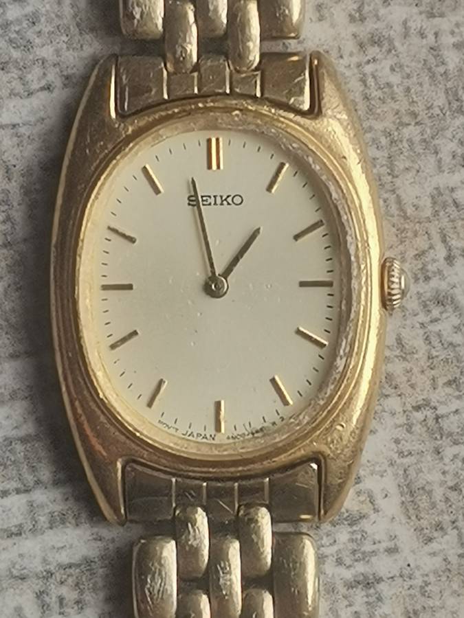 STUNNING LADIES SEIKO GOLD PLATED WATCH IN EXCELLENT WORKING CONDITION