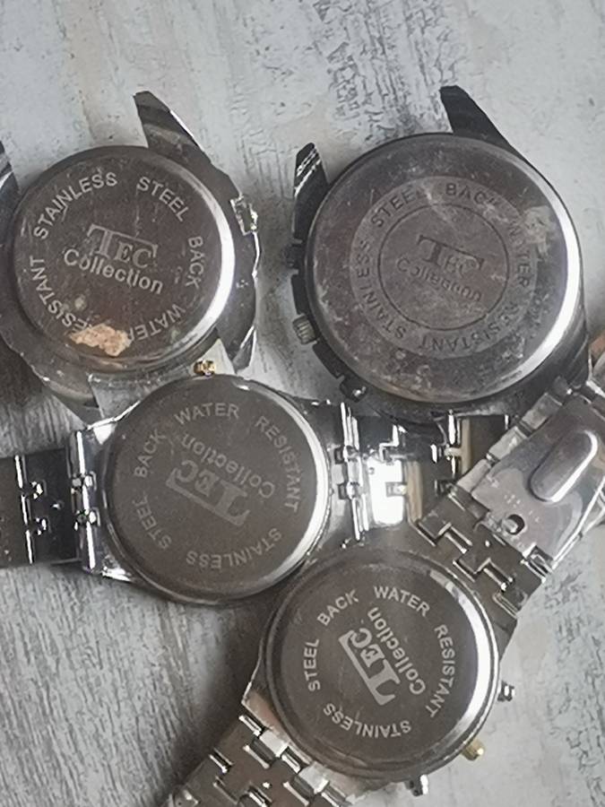 MENS WATCH COLLECTION FOR SPARES OR REPAIRS - ALL UNTESTED