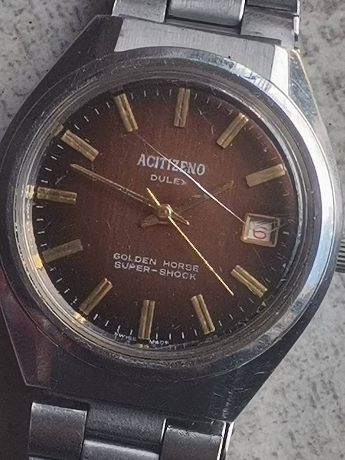 MENS VINTAGE ACITIZENO 17 JEWELS WATCH IN GOOD WORKING CONDITION
