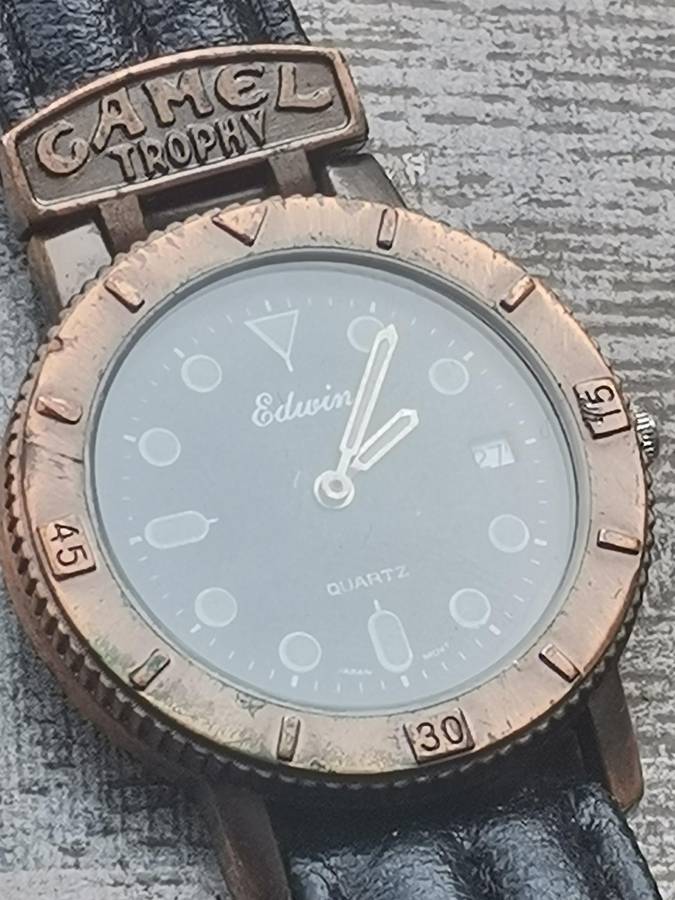 MENS VINTAGE EDWIN CAMEL WATCH IN EXCELLENT WORKING CONDITION