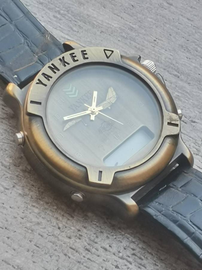 Men's Vintage Magnum Yankee Steel Bronze Analog/Digital Watch