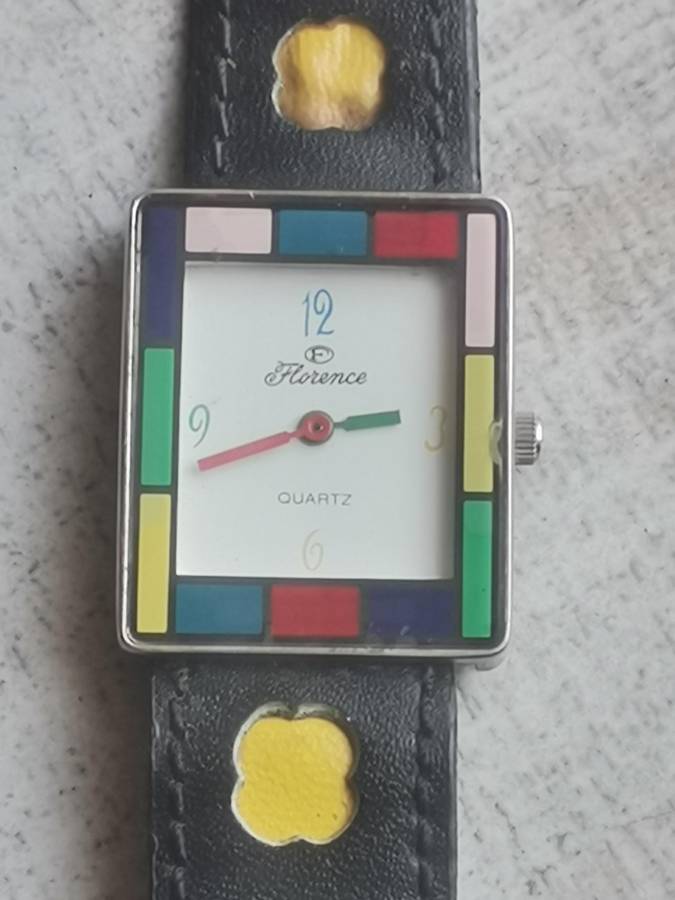 LADIES FLORENCE COLOURFUL WATCH IN EXCELLENT WORKING CONDITION