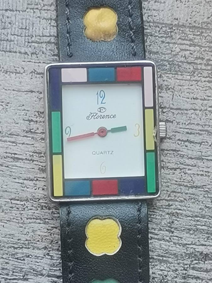 LADIES FLORENCE COLOURFUL WATCH IN EXCELLENT WORKING CONDITION