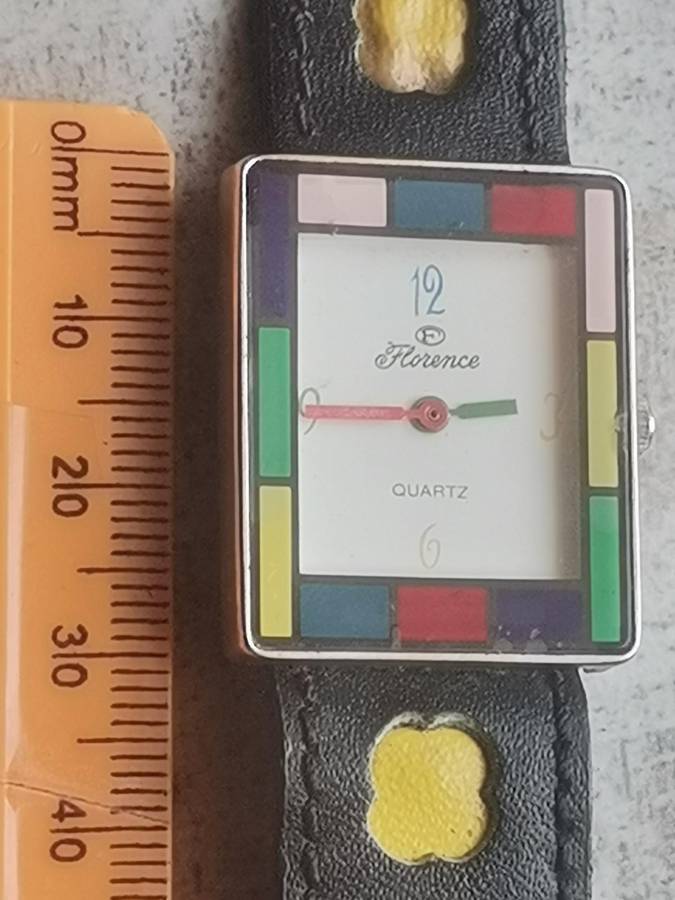 LADIES FLORENCE COLOURFUL WATCH IN EXCELLENT WORKING CONDITION