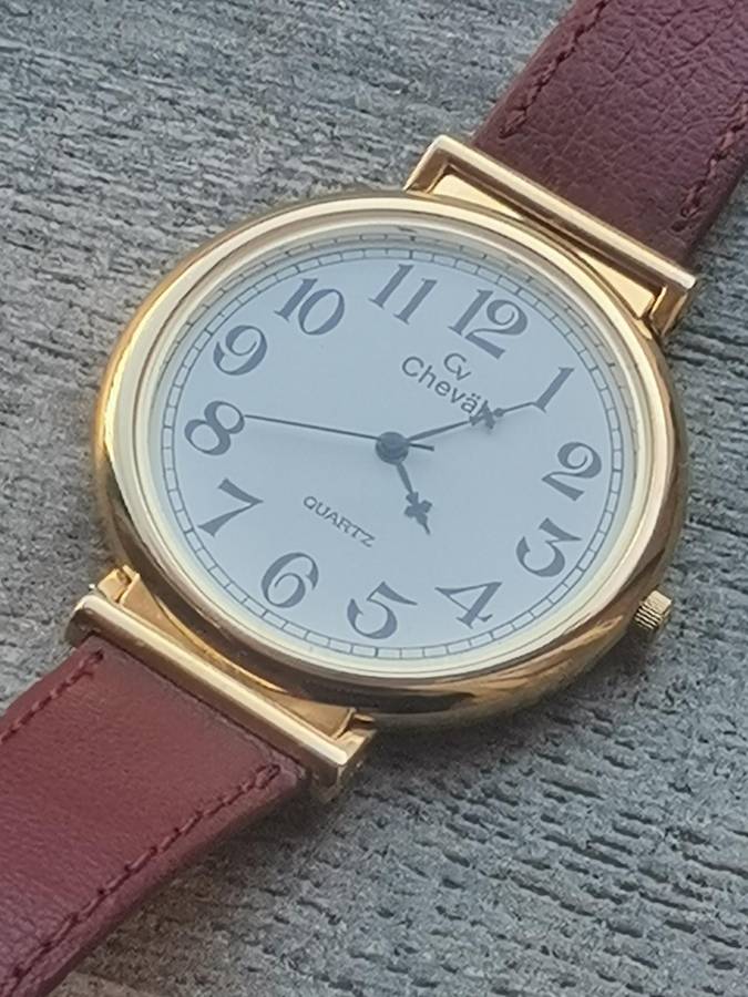 LADIES CHEVAL WATCH WITH HUGE 42MM DIAL IN EXCELLENT WORKING CONDITION