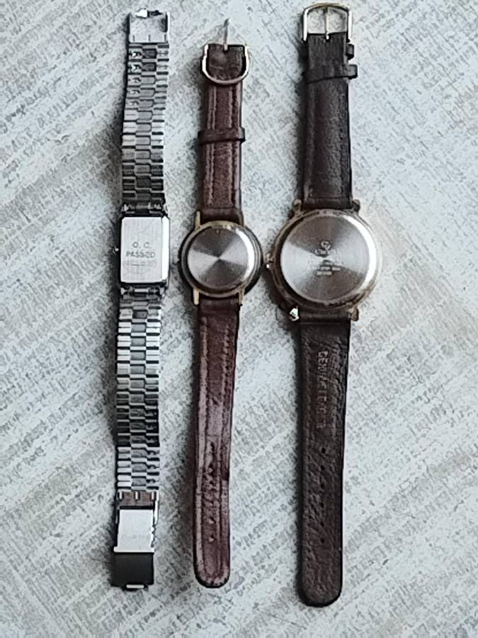 LADIES WATCH COLLECTION #1 ALL IN EXCELLENT WORKING CONDITION - BIDDING FOR ALL 3 WATCHES