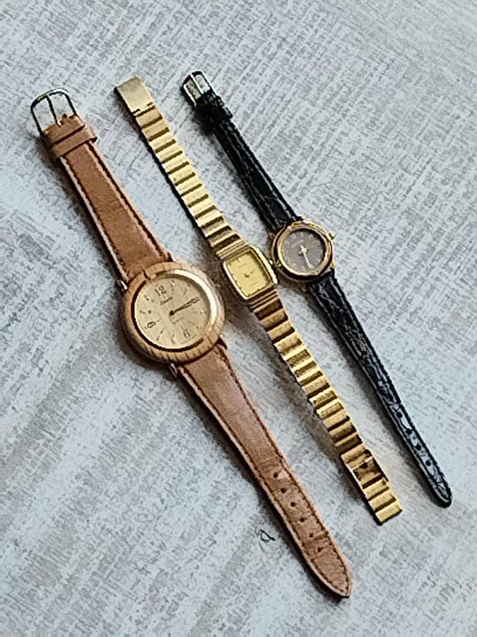LADIES WATCH COLLECTION #3 ALL IN EXCELLENT WORKING CONDITION - BIDDING FOR ALL 3 WATCHES