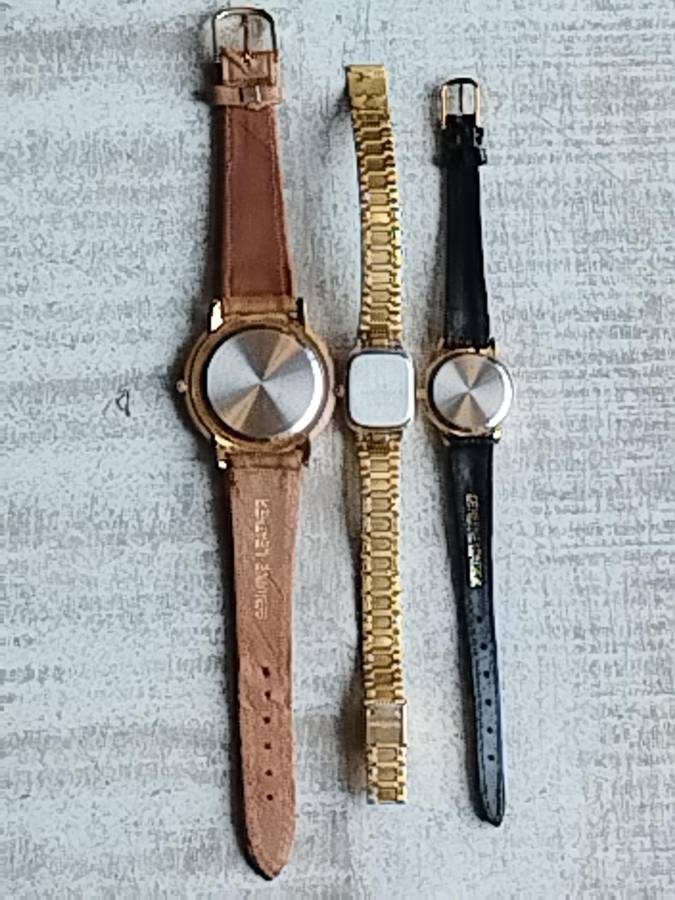 LADIES WATCH COLLECTION #3 ALL IN EXCELLENT WORKING CONDITION - BIDDING FOR ALL 3 WATCHES
