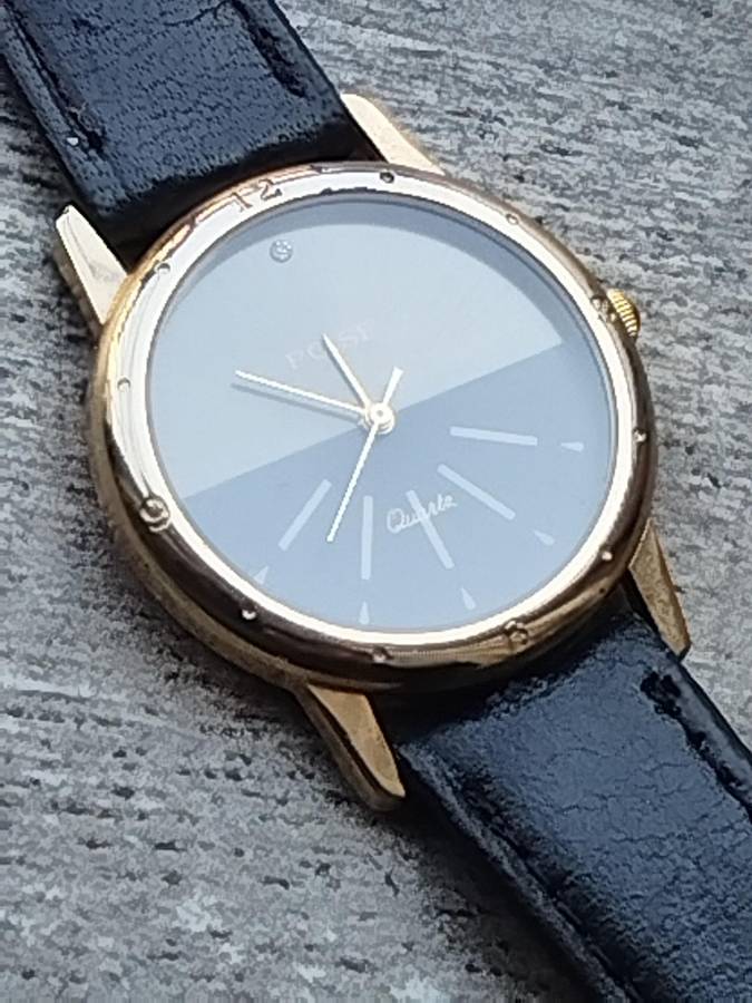 MENS VINTAGE POISE WATCH IN EXCELLENT WORKING CONDITION