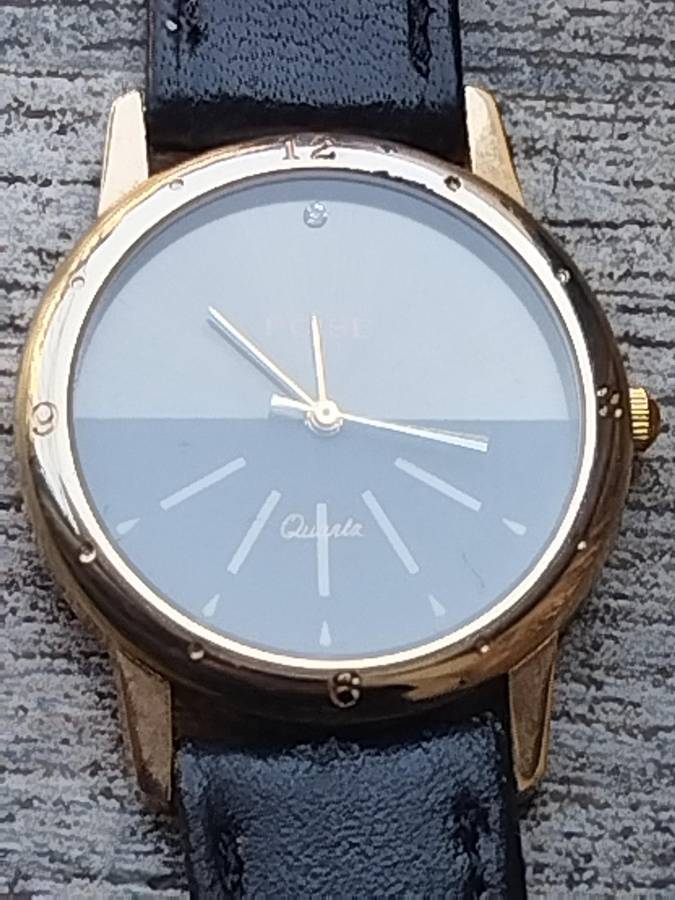 MENS VINTAGE POISE WATCH IN EXCELLENT WORKING CONDITION