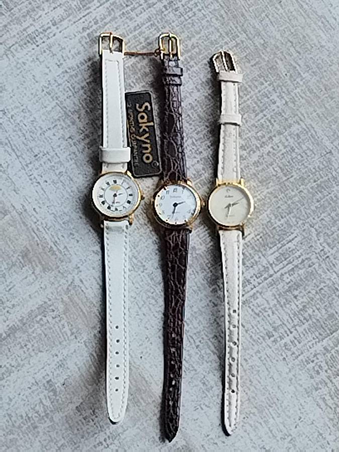 LADIES WATCH COLLECTION ALL IN EXCELLENT WORKING CONDITION - BIDDING FOR ALL 3 WATCHES