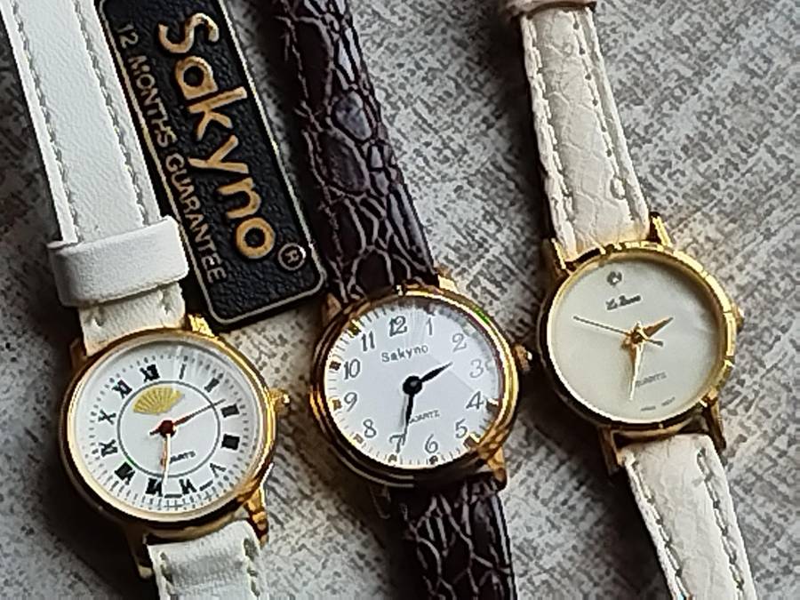 LADIES WATCH COLLECTION ALL IN EXCELLENT WORKING CONDITION - BIDDING FOR ALL 3 WATCHES
