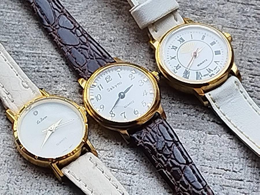 LADIES WATCH COLLECTION ALL IN EXCELLENT WORKING CONDITION - BIDDING FOR ALL 3 WATCHES