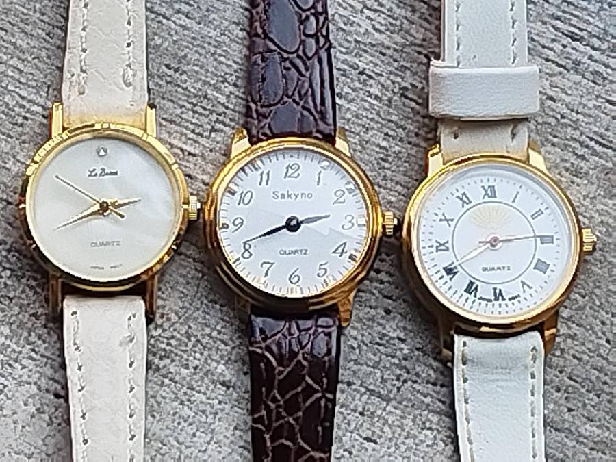 LADIES WATCH COLLECTION ALL IN EXCELLENT WORKING CONDITION - BIDDING FOR ALL 3 WATCHES