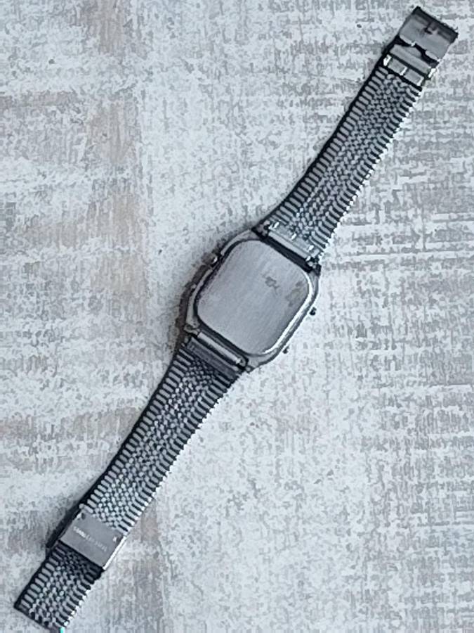 Men's Vintage Cyntaor Stainless Steel Analog/Digital Watch