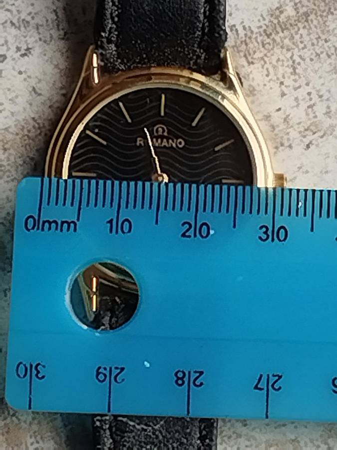 LADIES ROMANO GOLD PLATED WATCH IN EXCELLENT WORKING CONDITION