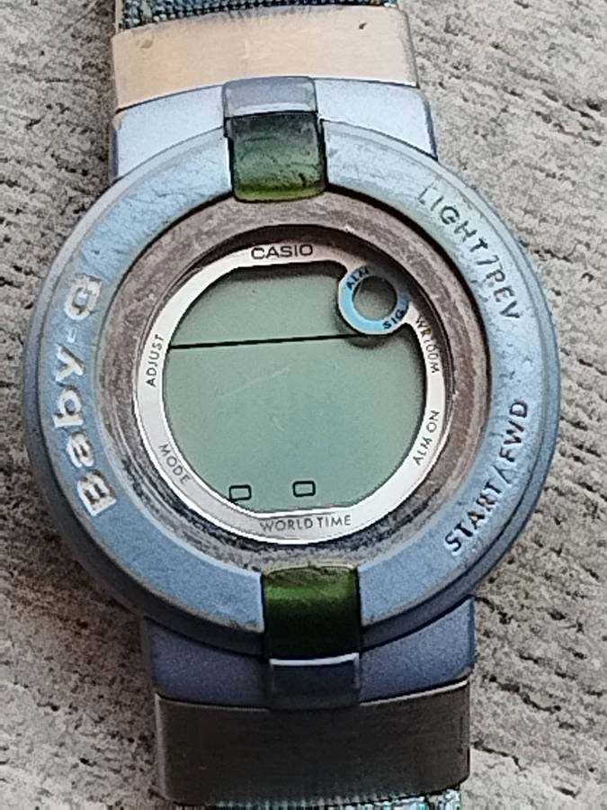 LADIES CASIO BABY-G  WATCH MODEL BG-1201 - UNTESTED SELLING AS IS