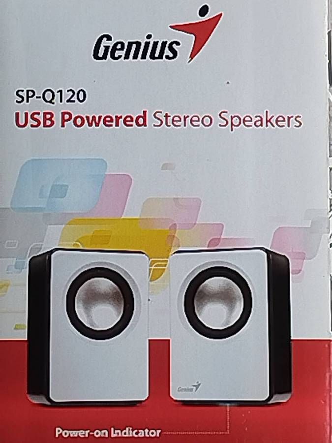 GENIUS SP-Q120 USB POWERED COMPUTER SPEAKERS - UNUSED STILL IN BOX