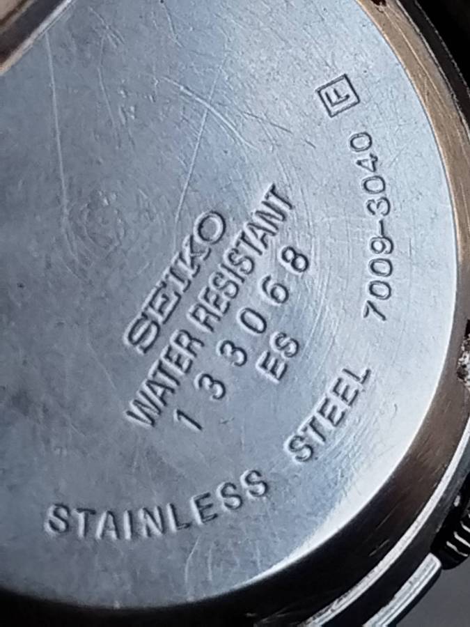 MENS SEIKO 7009-3040 AUTOMATIC WATCH