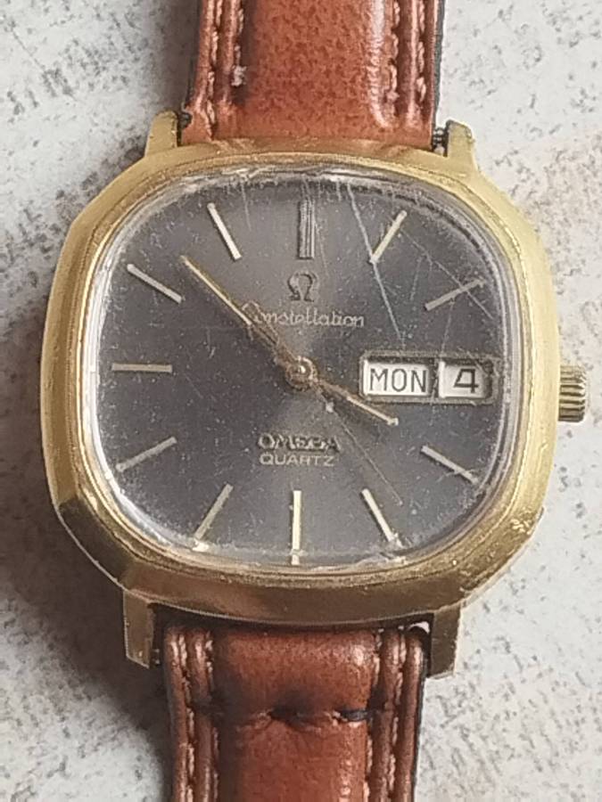MENS VINTAGE OMEGA CONSTELLATION ELECTRONIC 1970'S WATCH - NOT WORKING SELLING FOR SPARES OR REPAIRS