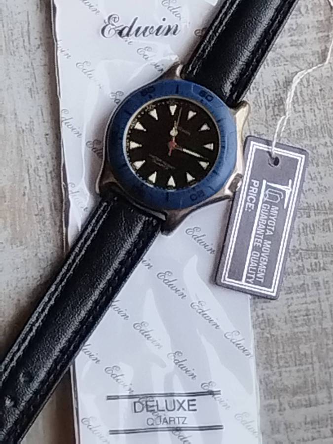 MENS EDWIN SPORTS WATCH IN EXCELLENT WORKING CONDITION