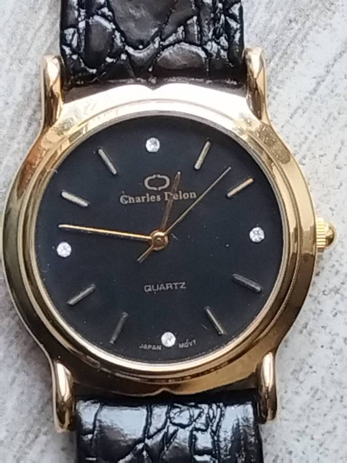 MENS CHARLES DELON WATCH IN EXCELLENT WORKING CONDITION