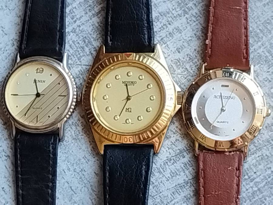 MENS WATCH COLLECTION ALL IN GOOD WORKING CONDITION - BIDDING FOR ALL 3 WATCHES