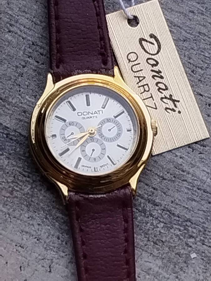 LADIES GOLD DONATI WATCH IN EXCELLENT WORKING CONDITION