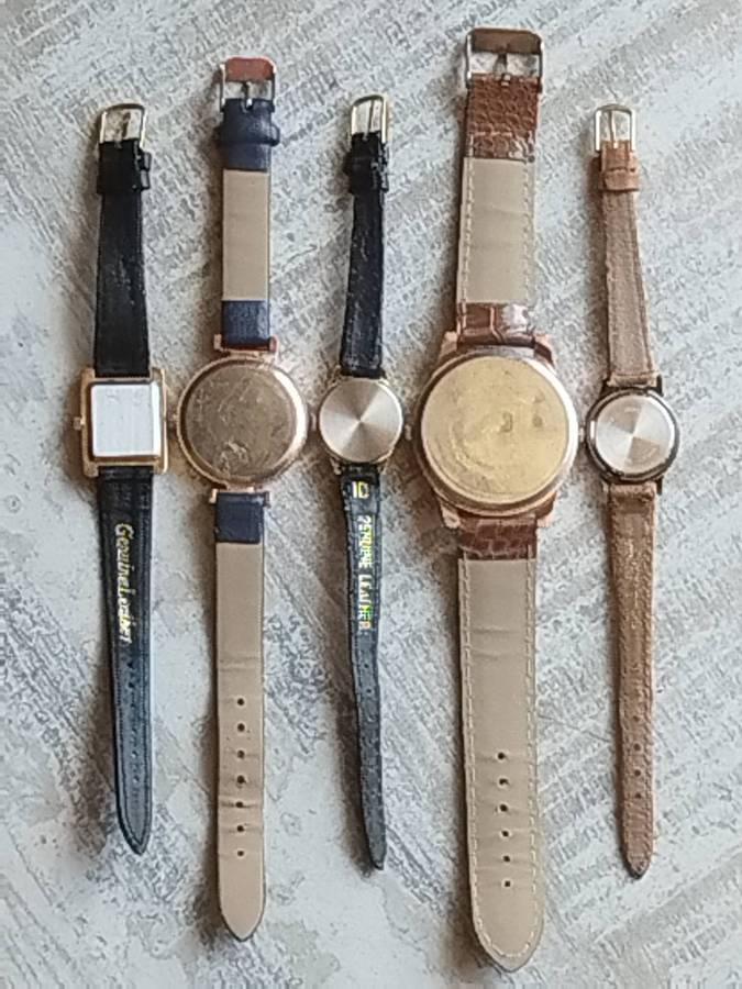 LADIES WATCH COLLECTION ALL IN EXCELLENT WORKING CONDITION - BIDDING FOR ALL 5 WATCHES