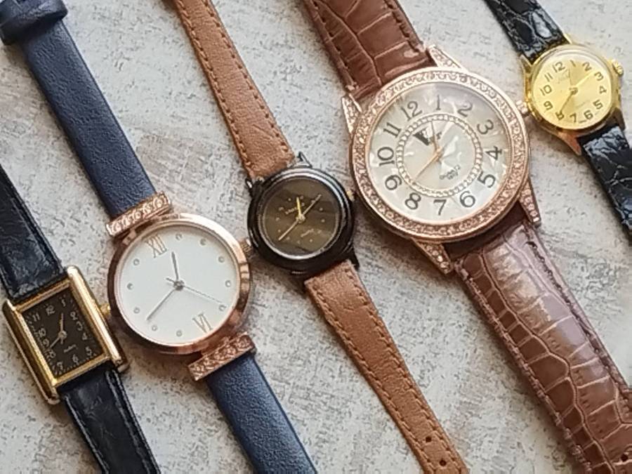 LADIES WATCH COLLECTION ALL IN EXCELLENT WORKING CONDITION - BIDDING FOR ALL 5 WATCHES