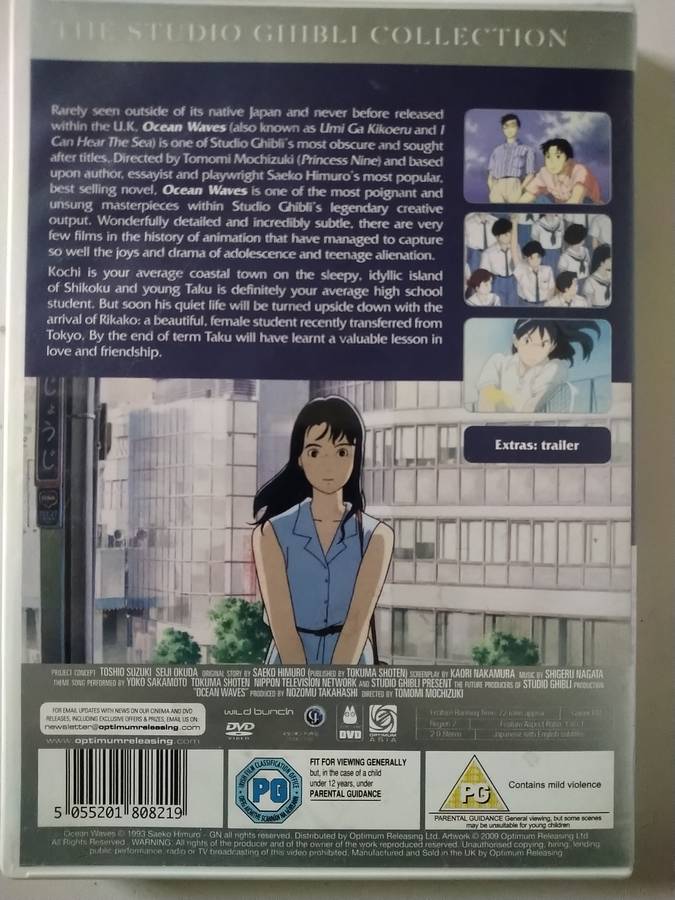 Studio Ghibli Ocean Waves Dvd