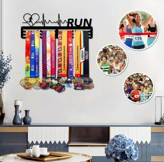 Medal Display Rack | Hanging Organizer for Running Medals - Unique Gift