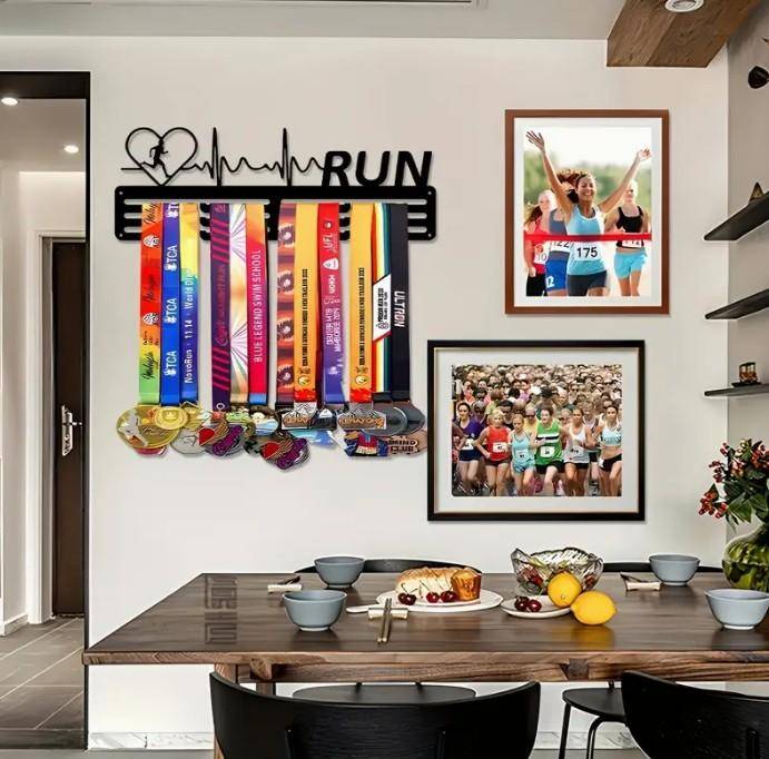 Medal Display Rack | Hanging Organizer for Running Medals - Unique Gift