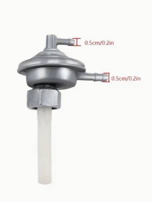 Fuel Switch Pump Valve Petcock Compatible with GY6 50Cc 139QMB Twister 150Cc 157QMJ Trailmaster etc